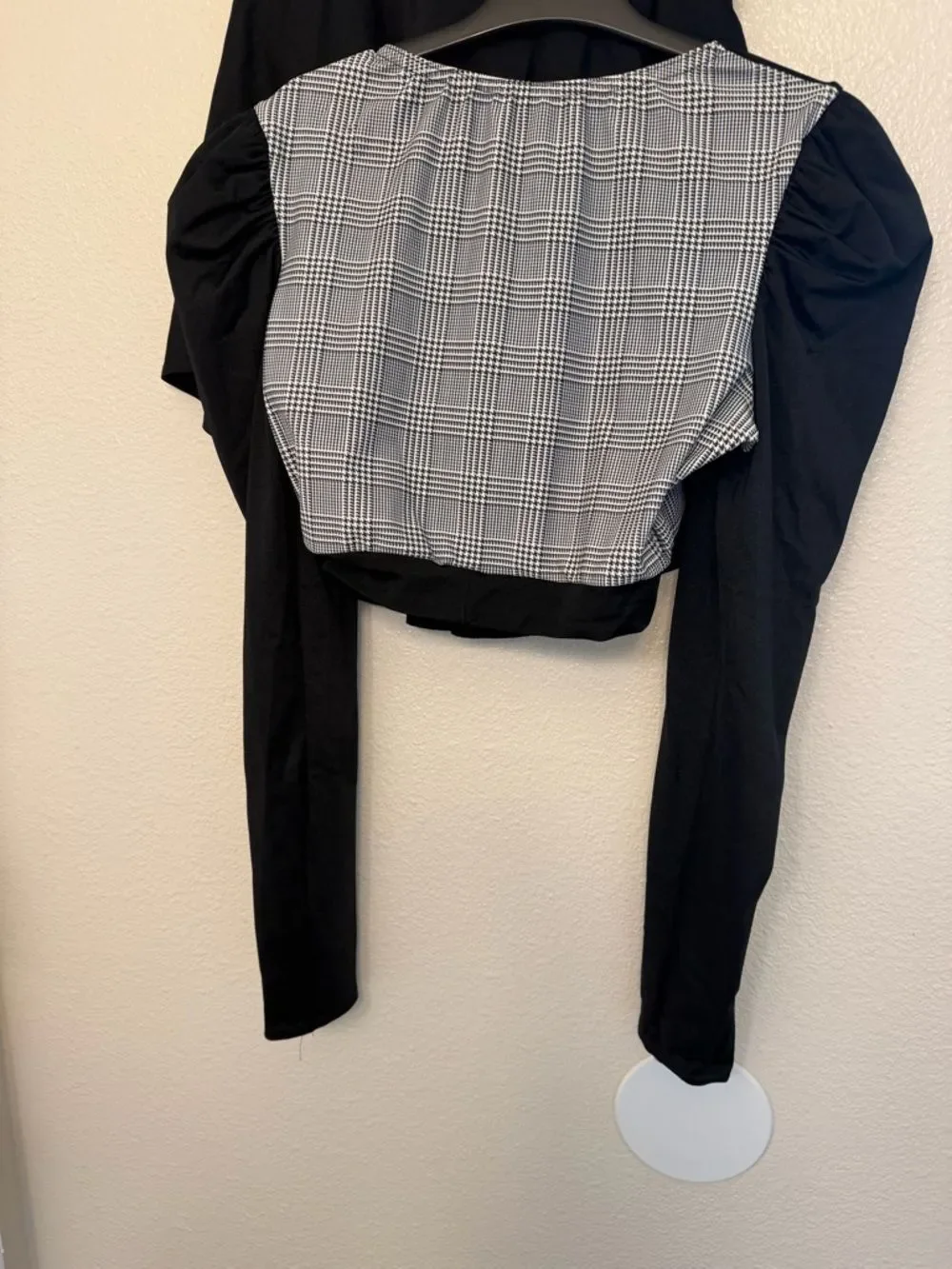 Kelle 2 piece leotard Dance Costume CONFIDENT PLAID TWILL suit 2870 LA adult